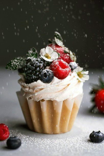 Luscious Cupcake Ideas For Wedding Delicious Raspberry Blueberry Blackberry Fruit Inspiration