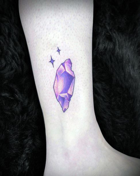 Luscious Designs Womens Amethyst Tattoo Ideas