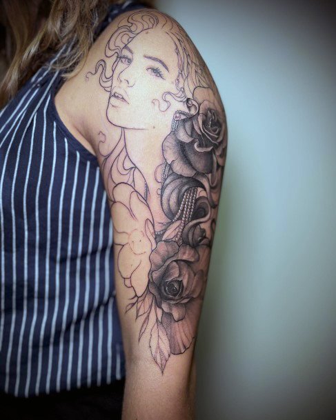 Luscious Designs Womens Athena Tattoo Ideas