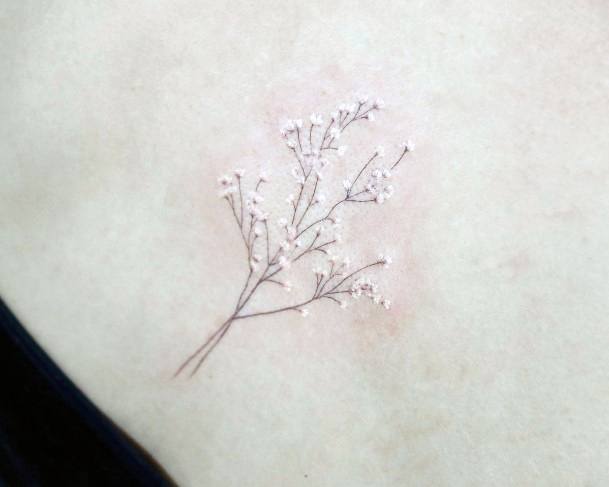 Luscious Designs Womens Babys Breath Tattoo Ideas