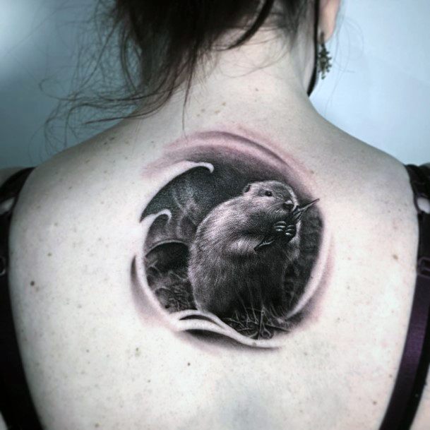 Luscious Designs Womens Beaver Tattoo Ideas