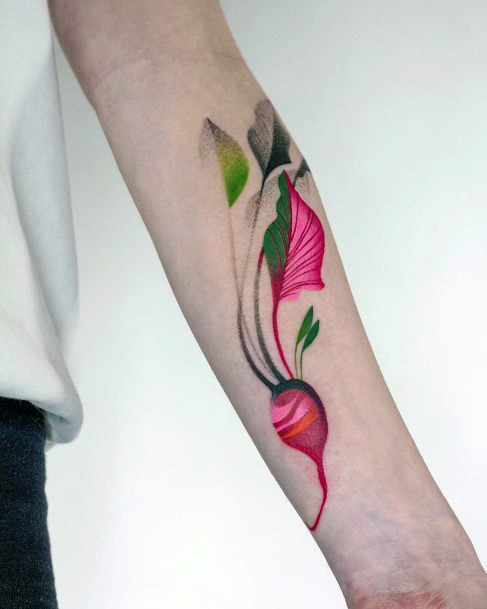 Luscious Designs Womens Beet Tattoo Ideas