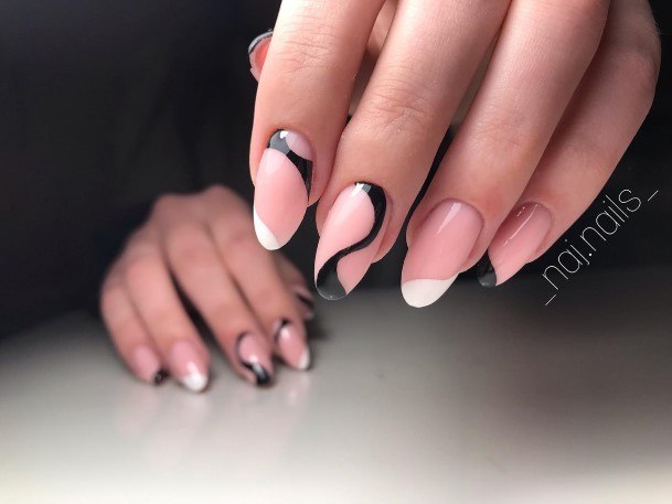 Luscious Designs Womens Black And White Nail Ideas