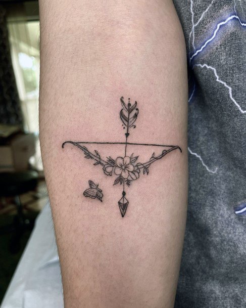 Luscious Designs Womens Bow And Arrow Tattoo Ideas