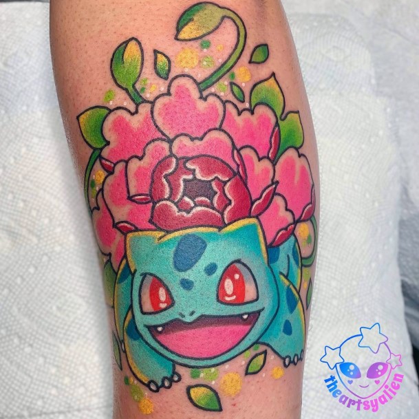 Luscious Designs Womens Bulbasaur Tattoo Ideas