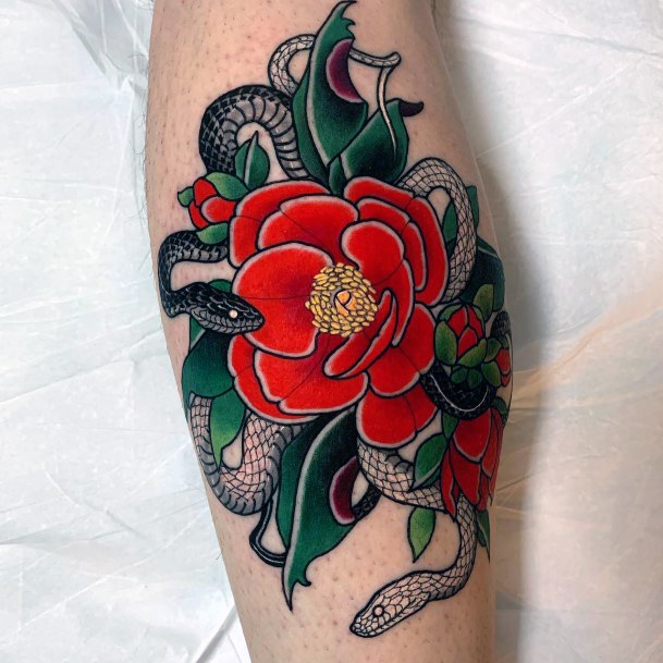 Luscious Designs Womens Camellia Tattoo Ideas