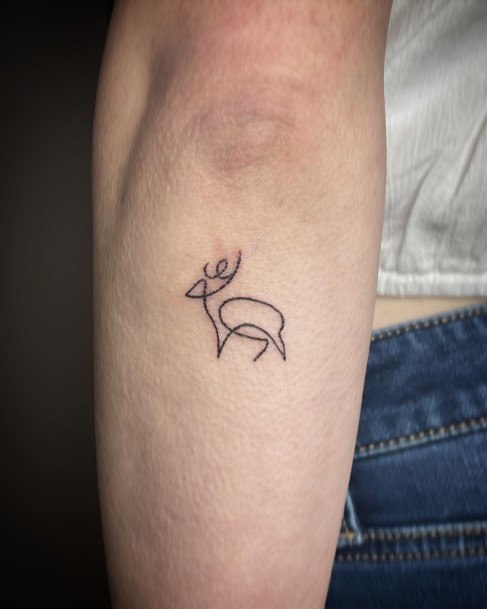 Luscious Designs Womens Caribou Reindeer Tattoo Ideas