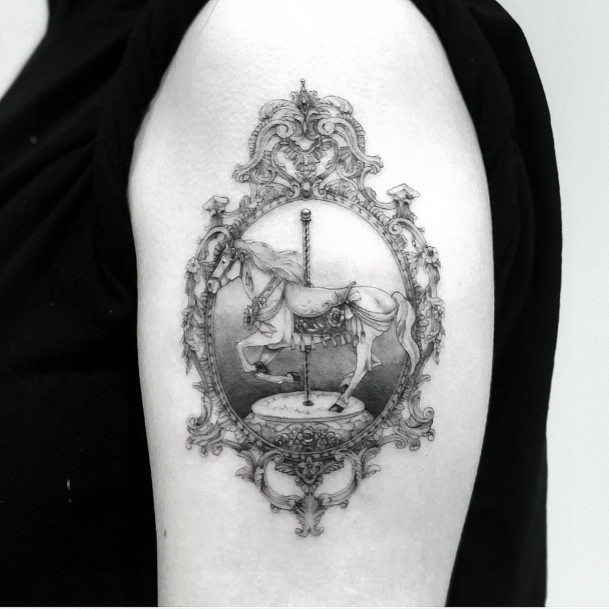 Luscious Designs Womens Carousel Tattoo Ideas