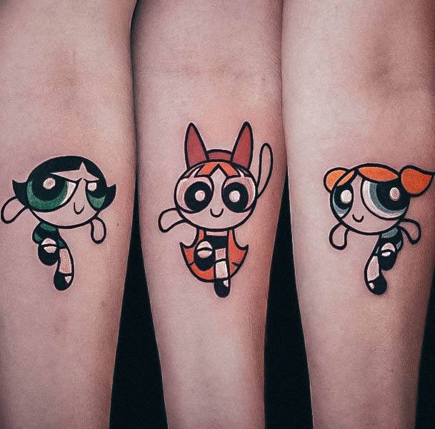 Luscious Designs Womens Cartoon Tattoo Ideas