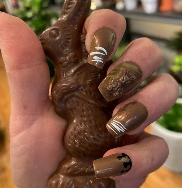 Luscious Designs Womens Chocolate Nail Ideas