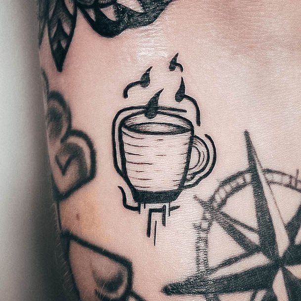 Luscious Designs Womens Coffee Tattoo Ideas