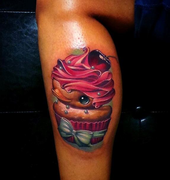 Luscious Designs Womens Cupcake Tattoo Ideas