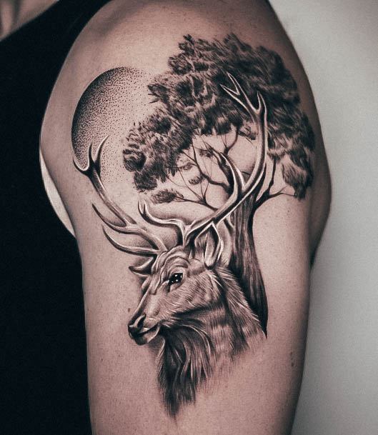 Luscious Designs Womens Deer Tattoo Ideas