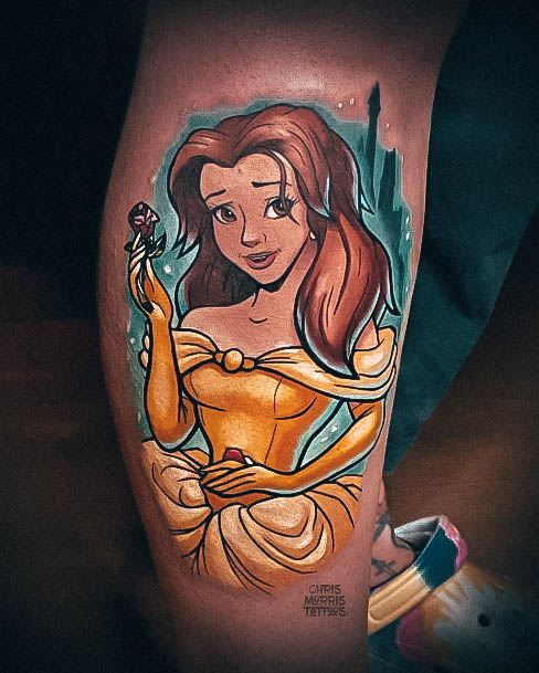 Luscious Designs Womens Disney Princess Tattoo Ideas