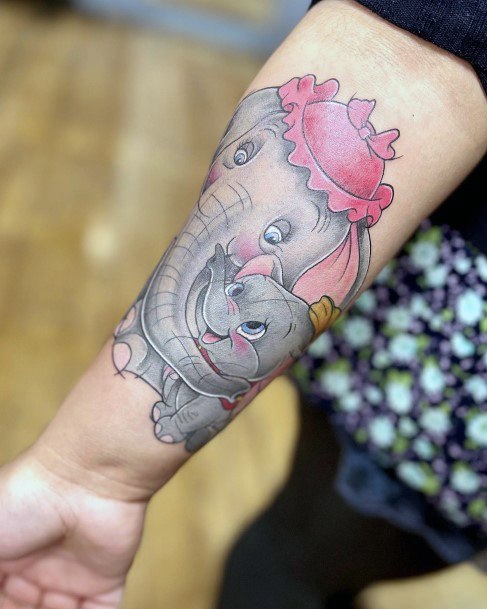 Luscious Designs Womens Dumbo Tattoo Ideas