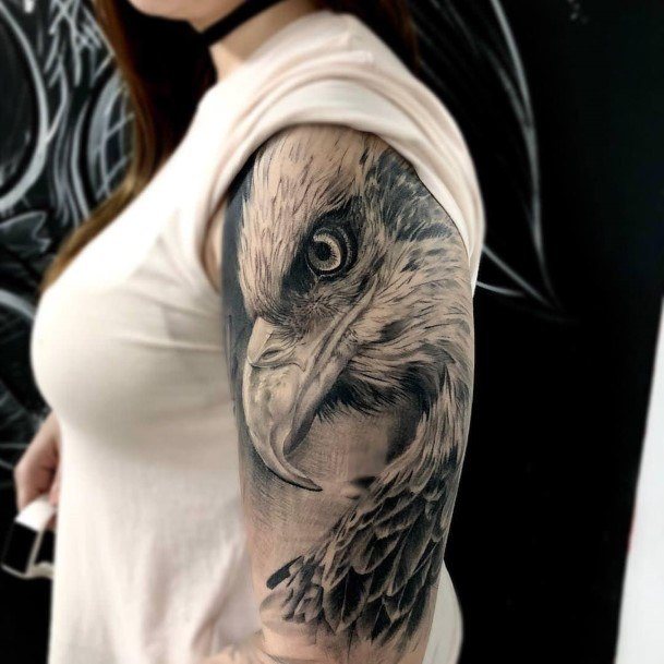 Luscious Designs Womens Eagle Tattoo Ideas