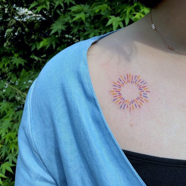 Luscious Designs Womens Fireworks Tattoo Ideas