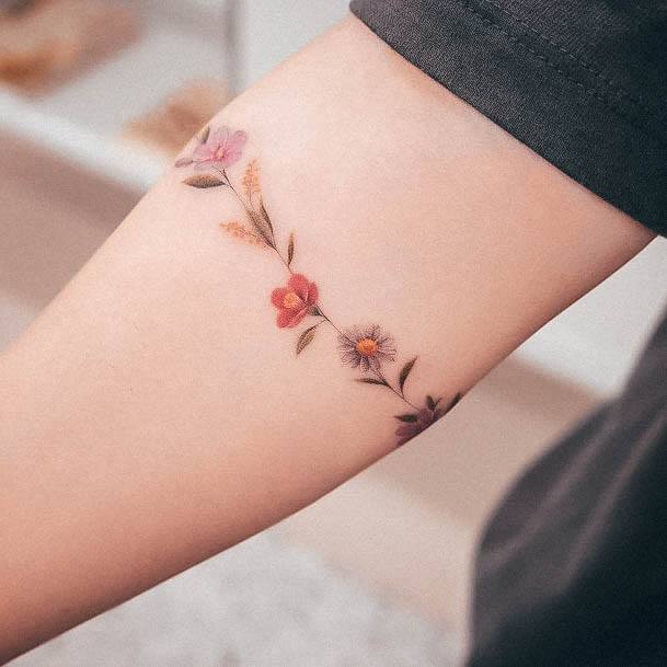 Luscious Designs Womens Floral Tattoo Ideas