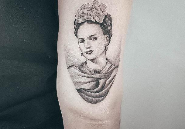 Luscious Designs Womens Frida Tattoo Ideas