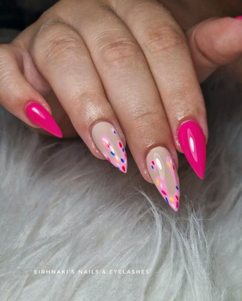 Luscious Designs Womens Ice Cream Nail Ideas