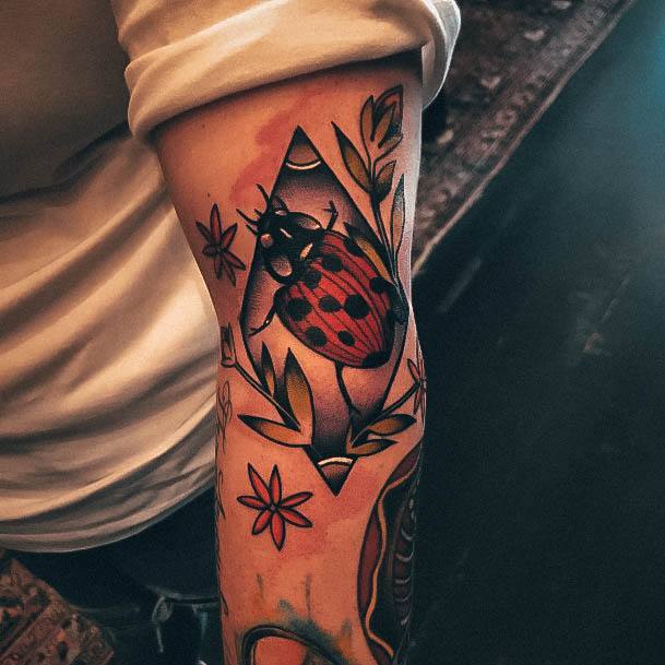 Luscious Designs Womens Ladybug Tattoo Ideas