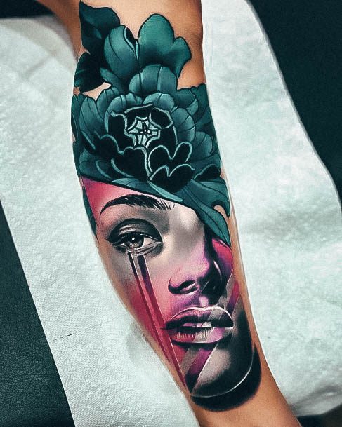 Luscious Designs Womens Leg Sleeve Tattoo Ideas