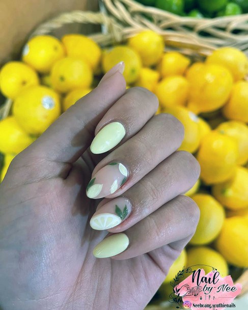 Luscious Designs Womens Lemon Nail Ideas