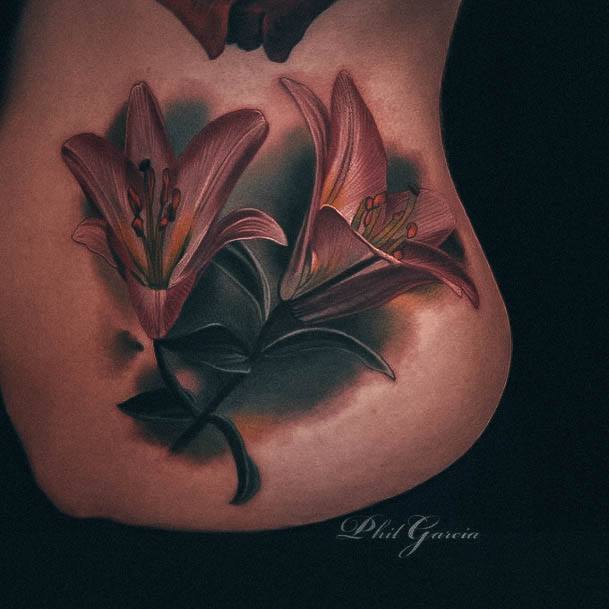 Luscious Designs Womens Lily Tattoo Ideas