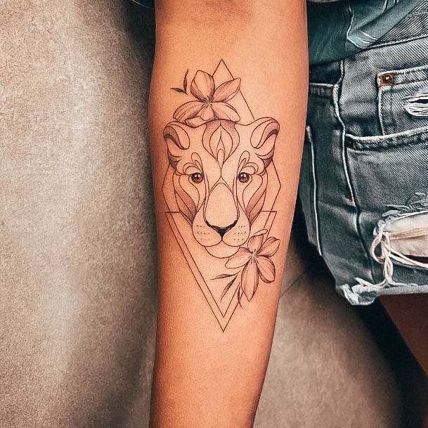 Luscious Designs Womens Lioness Tattoo Ideas