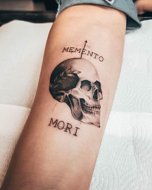 Luscious Designs Womens Memento Mori Tattoo Ideas