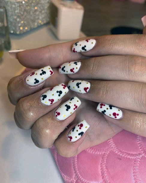 Luscious Designs Womens Mickey Mouse Nail Ideas