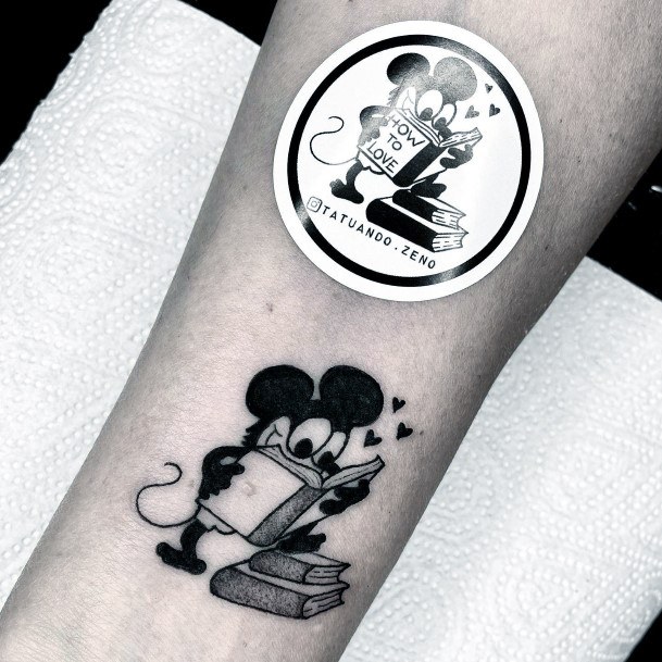 Luscious Designs Womens Mickey Mouse Tattoo Ideas