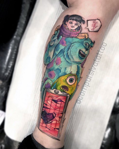 Luscious Designs Womens Monsters Inc Tattoo Ideas