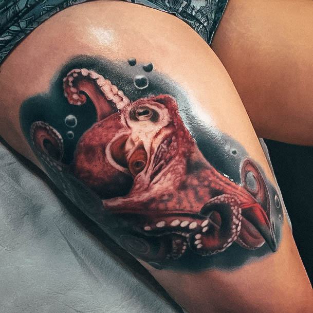 Luscious Designs Womens Octopus Tattoo Ideas