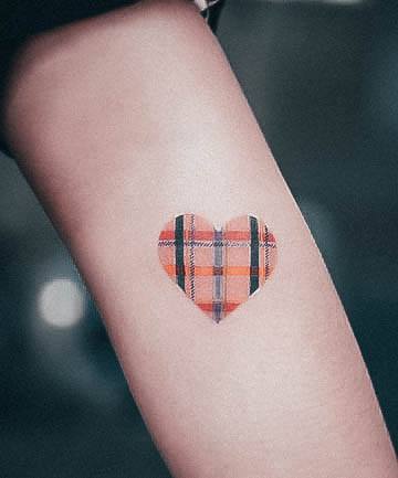 Luscious Designs Womens Plaid Tattoo Ideas