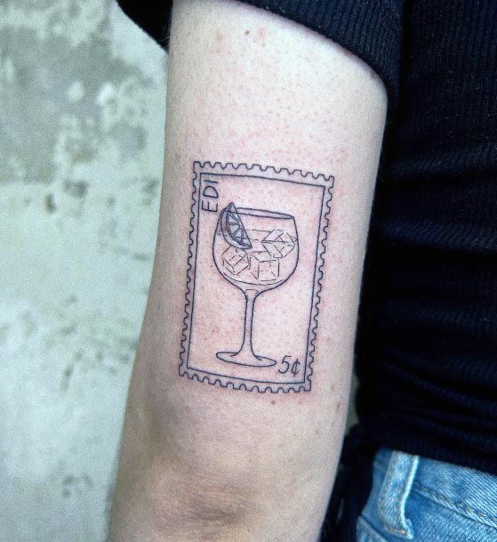 Luscious Designs Womens Postage Stamp Tattoo Ideas