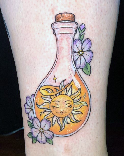 Luscious Designs Womens Potion Tattoo Ideas