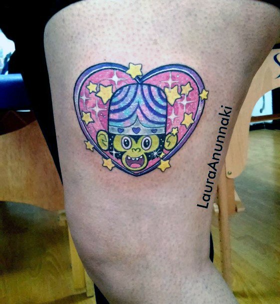 Luscious Designs Womens Powerpuff Girls Mojo Jojo Tattoo Ideas