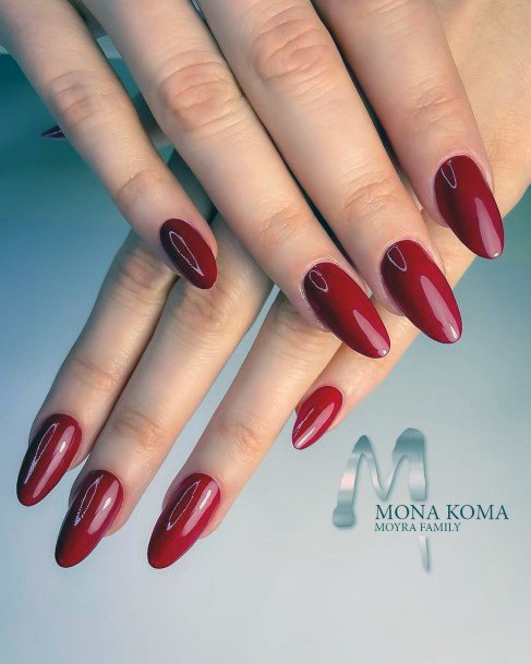 Luscious Designs Womens Red Dress Nail Ideas