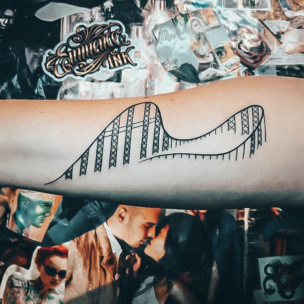 Luscious Designs Womens Rollercoaster Tattoo Ideas