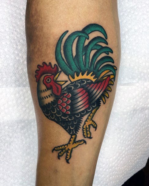 Luscious Designs Womens Rooster Tattoo Ideas