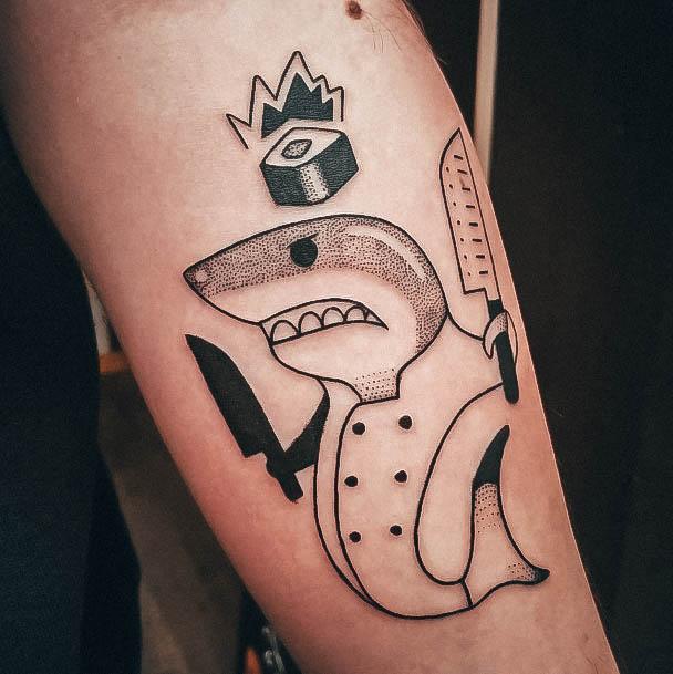 Luscious Designs Womens Shark Tattoo Ideas