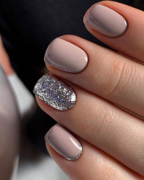 Luscious Designs Womens Silver Nail Ideas