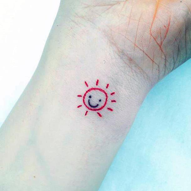 Luscious Designs Womens Smiley Face Tattoo Ideas
