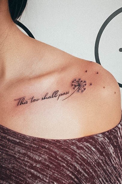 Luscious Designs Womens This Too Shall Pass Tattoo Ideas