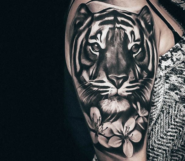 Luscious Designs Womens Tiger Tattoo Ideas