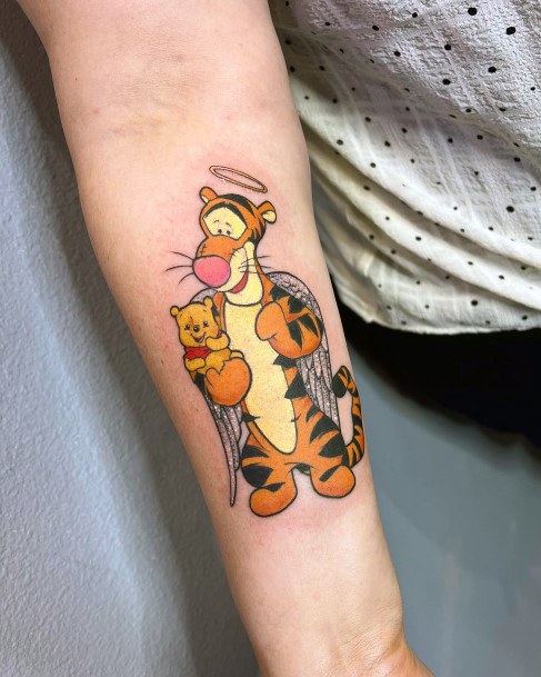 Top 100 Best Tigger Tattoos For Women  Winnie The Pooh Ideas