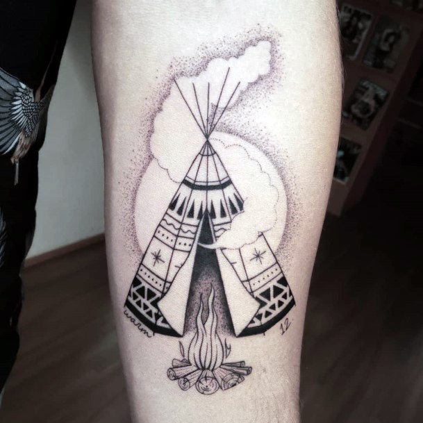 Luscious Designs Womens Tipi Tattoo Ideas