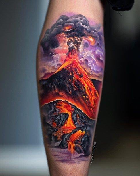 Luscious Designs Womens Volcano Tattoo Ideas