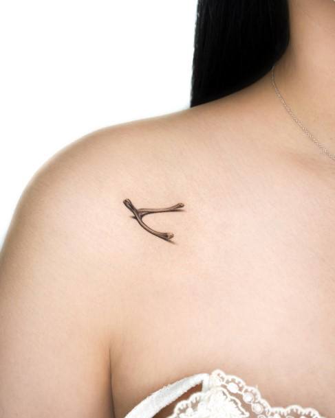 Luscious Designs Womens Wishbone Tattoo Ideas